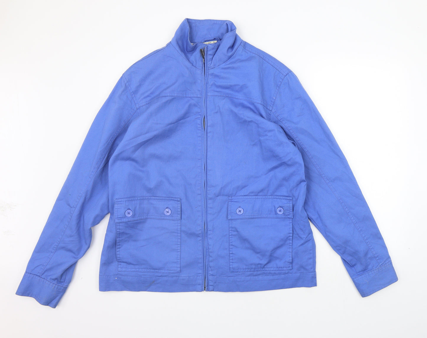 Cotton Traders Mens Blue   Jacket Coat Size L