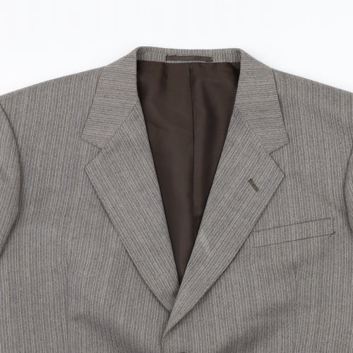 CANDA Mens Grey   Jacket Suit Jacket Size S