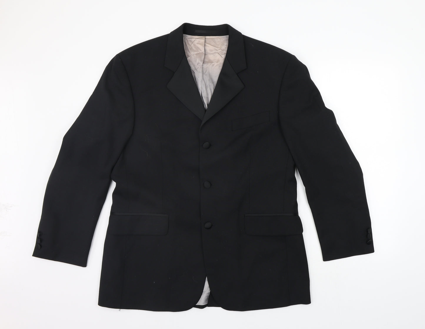 karl jackson Mens Black   Jacket Suit Jacket Size S