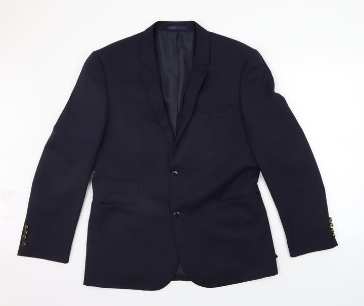 Taylor & Wright Mens Blue Jacket Suit Jacket Size S