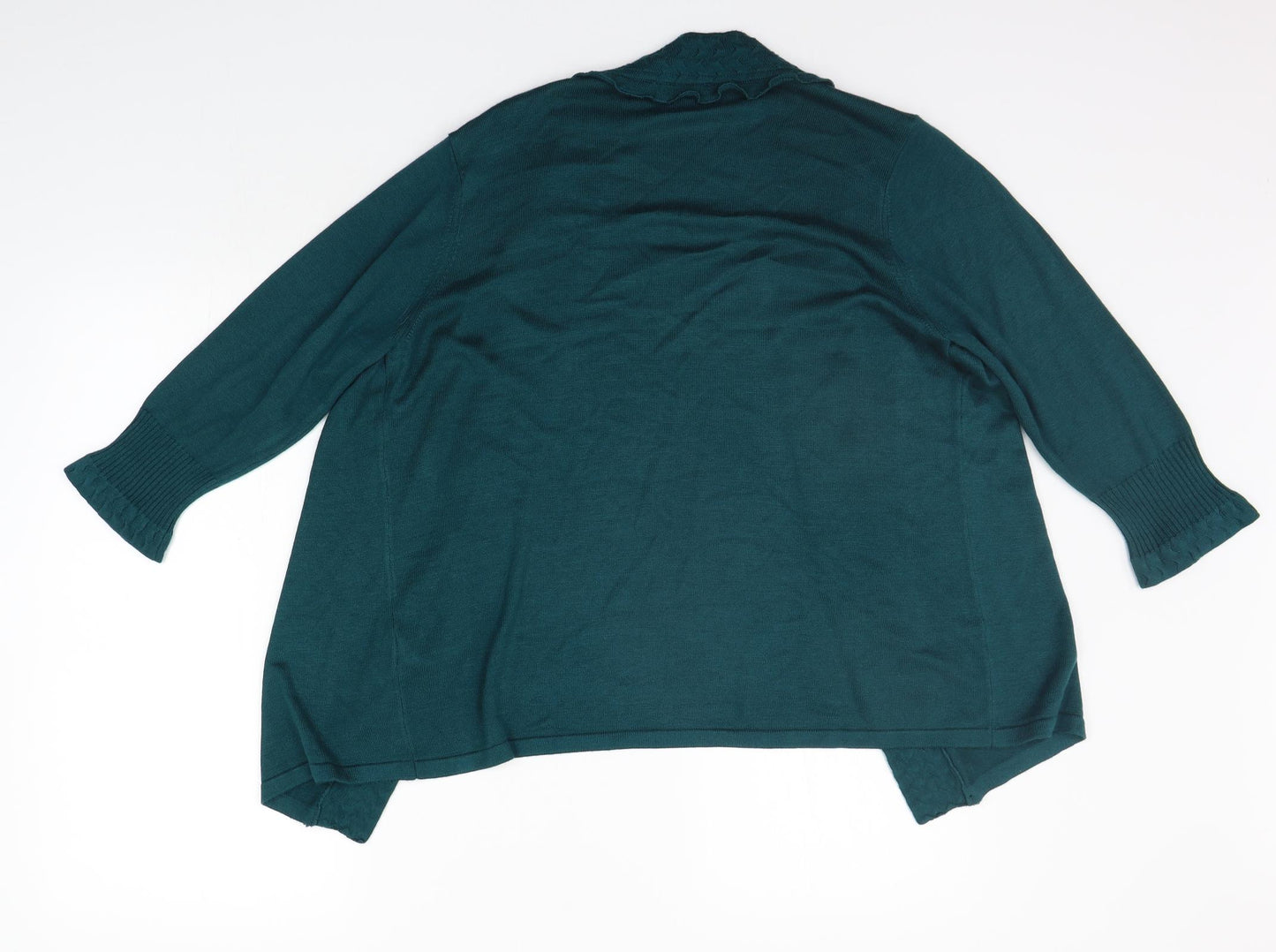 Per Una Womens Green   Cardigan Jumper Size 16