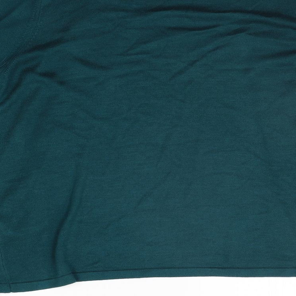 Per Una Womens Green   Cardigan Jumper Size 16