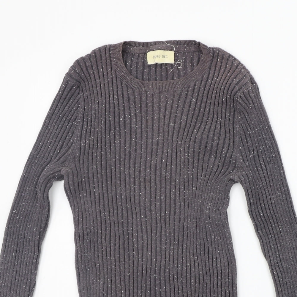 10018 nyc Womens Grey   Jumper Dress  Size M