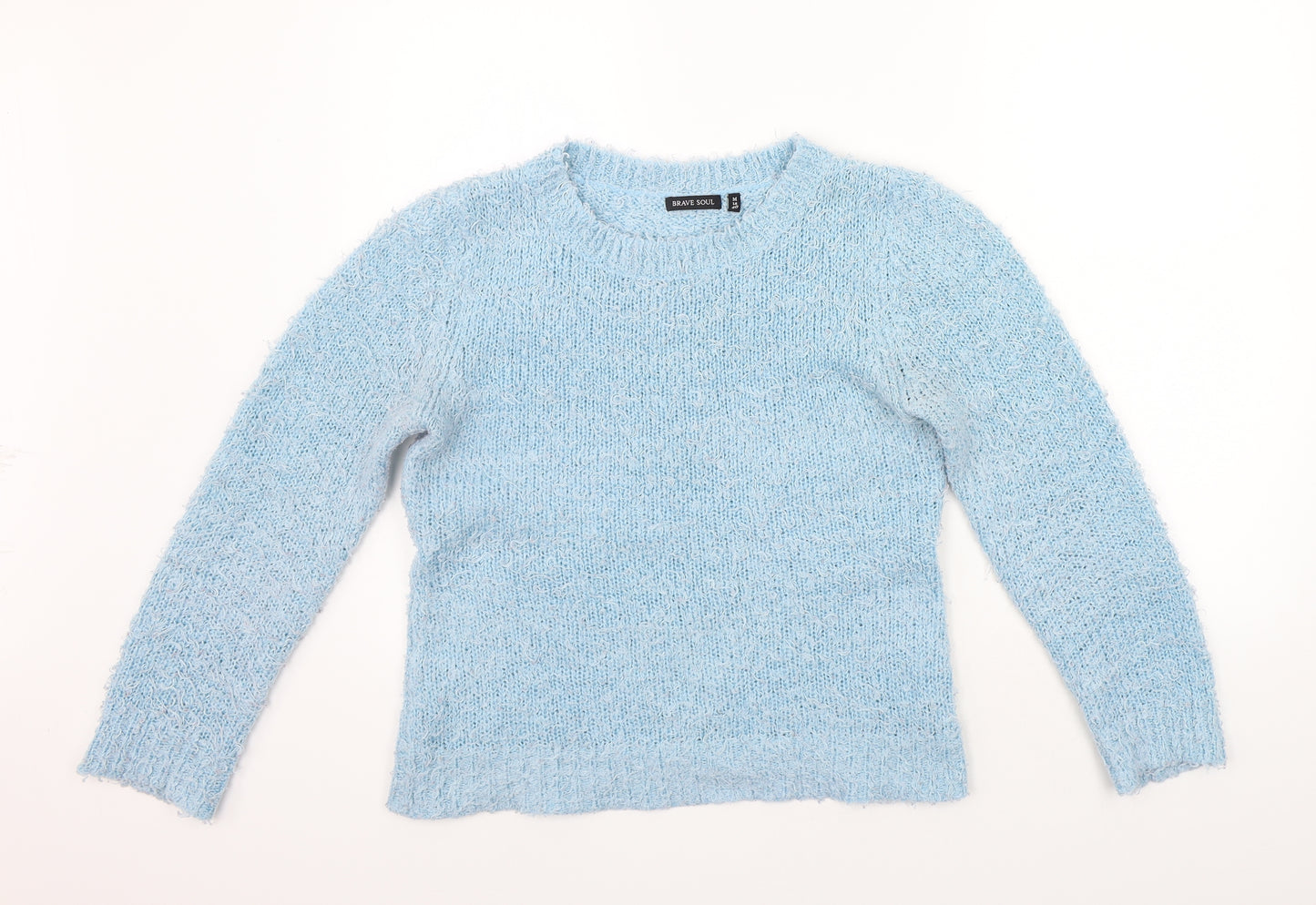 Brave Soul Mens Blue   Pullover Jumper Size M