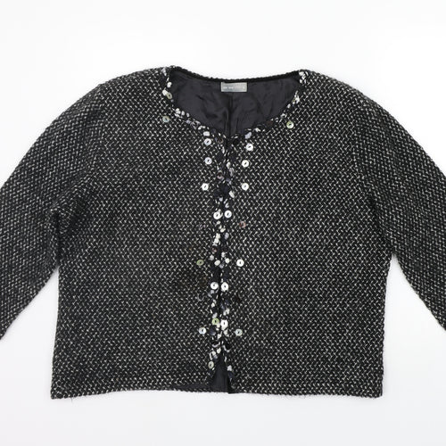 Per Una Womens Black   Jacket Coat Size XL