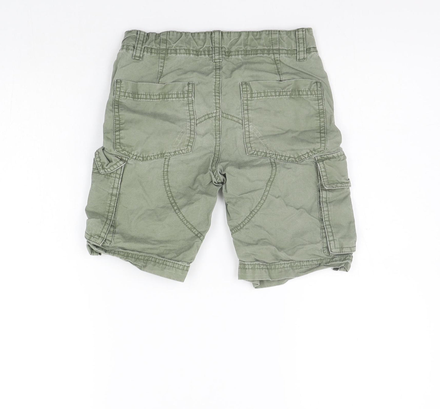 United Colours of Benetton Boys Green   Chino Shorts Size 6-7 Years
