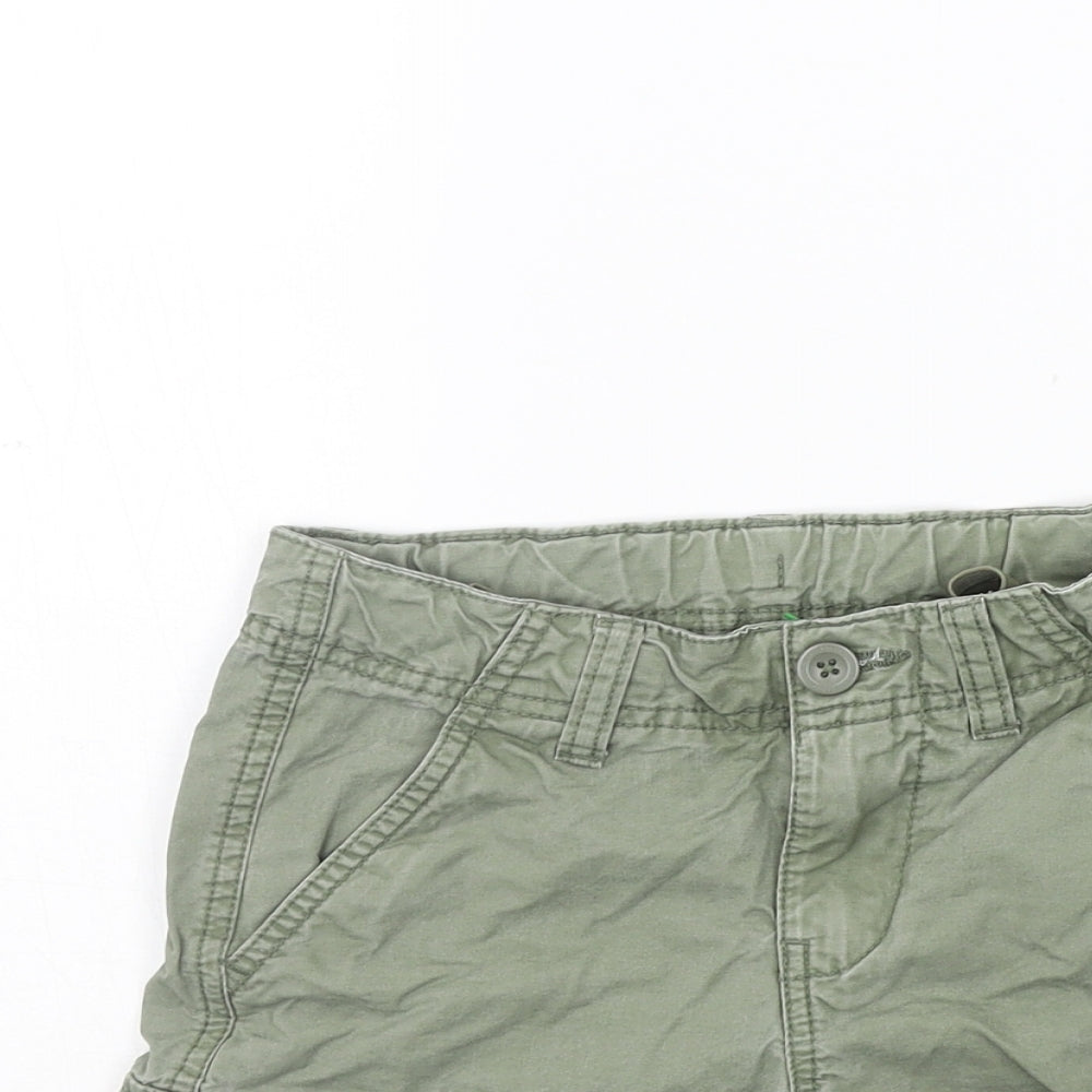 United Colours of Benetton Boys Green   Chino Shorts Size 6-7 Years