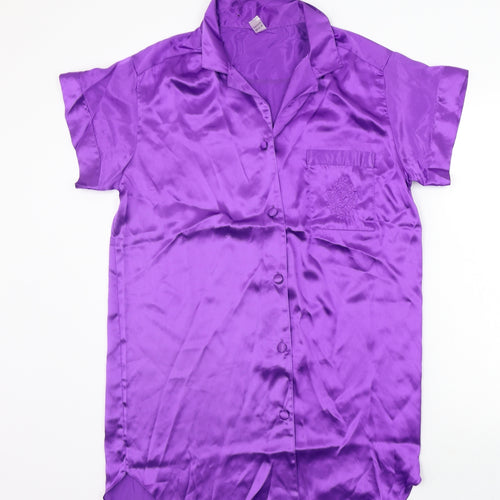 wild orchid Womens Purple   Basic Button-Up Size 12