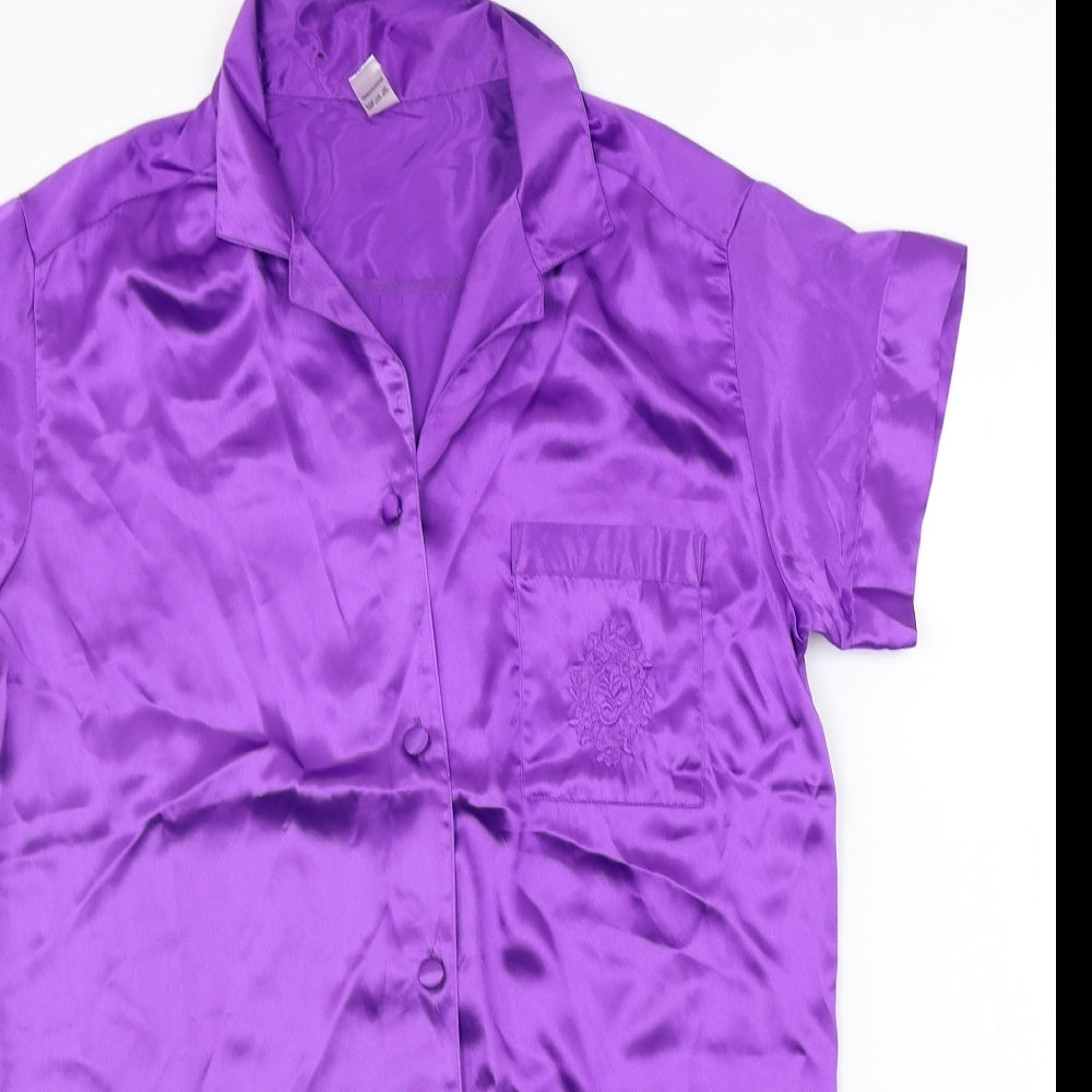 wild orchid Womens Purple   Basic Button-Up Size 12