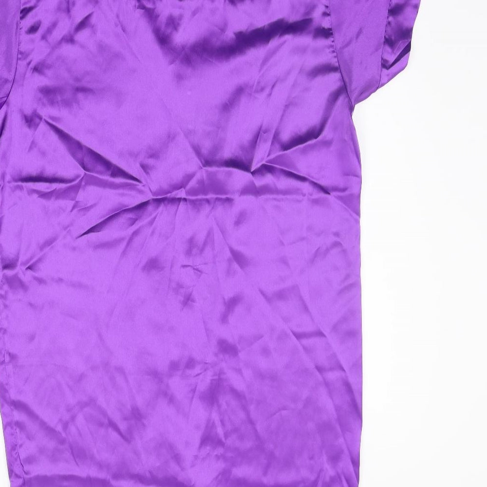 wild orchid Womens Purple   Basic Button-Up Size 12