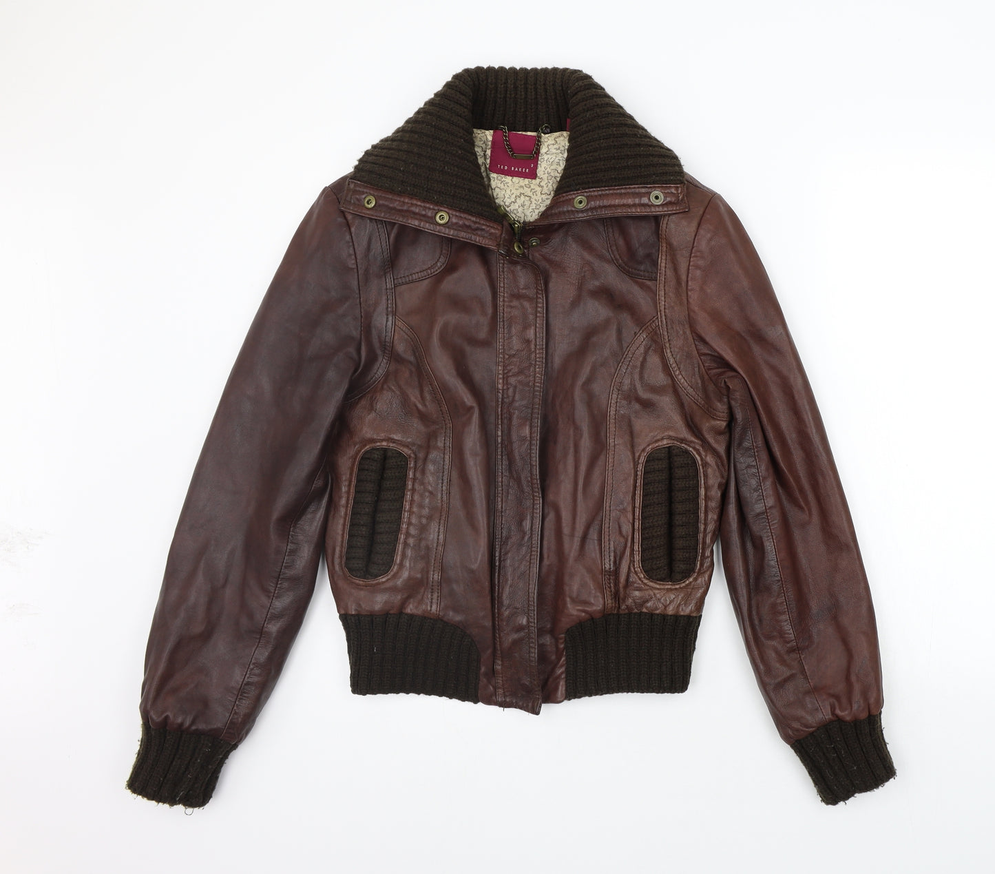 Ted Baker Womens Brown   Jacket Coat Size M