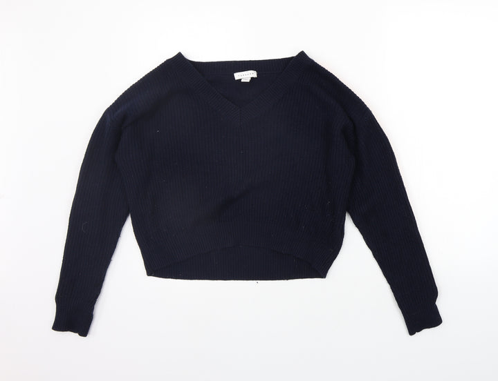 Topshop Womens Blue Pullover Jumper Size 8