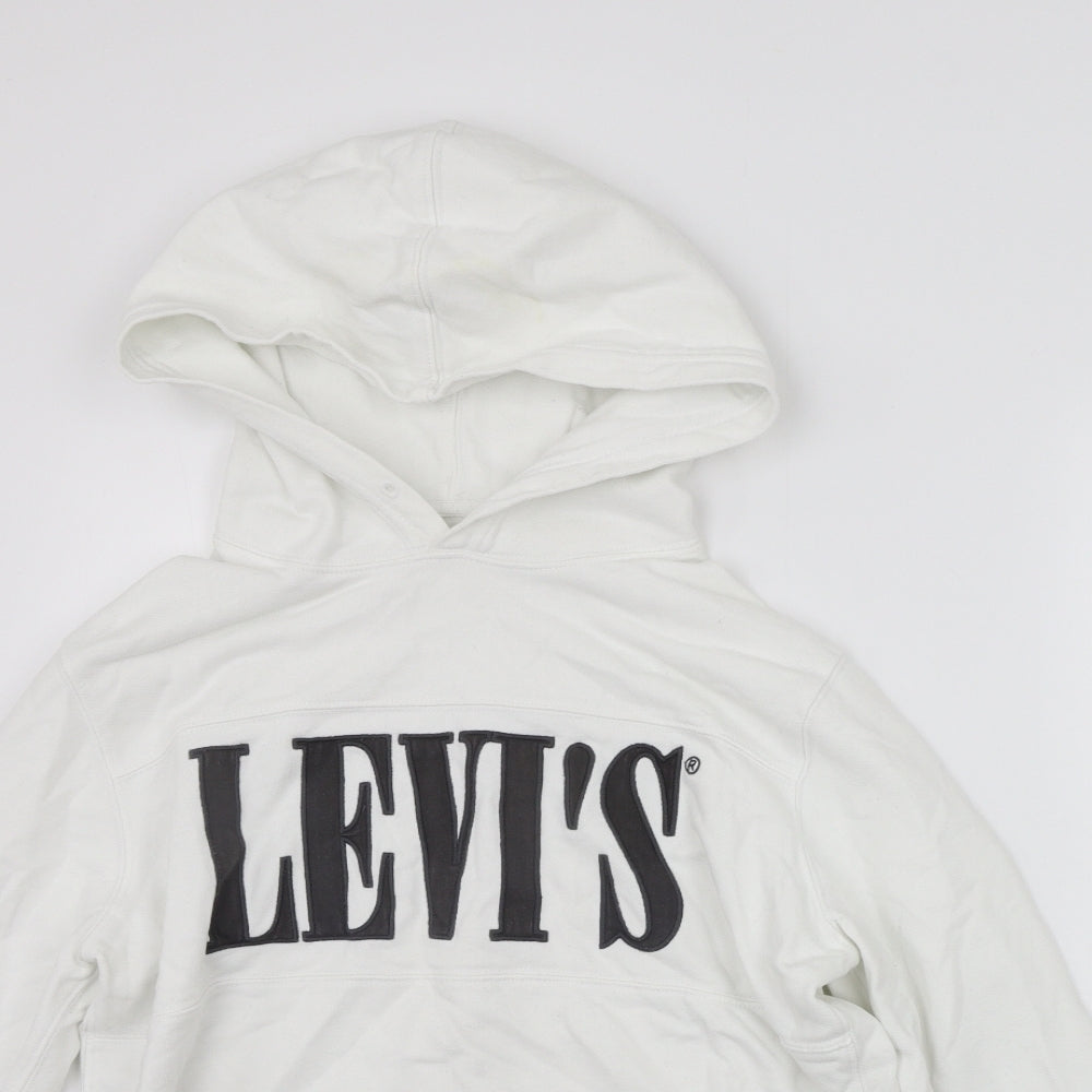 LEVIS Mens Grey   Pullover Hoodie Size S  - washable mark