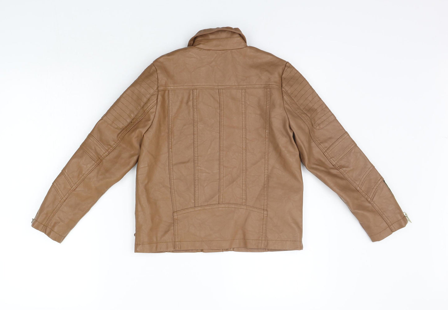River Isand Girls Brown   Jacket Coat Size 8 Years