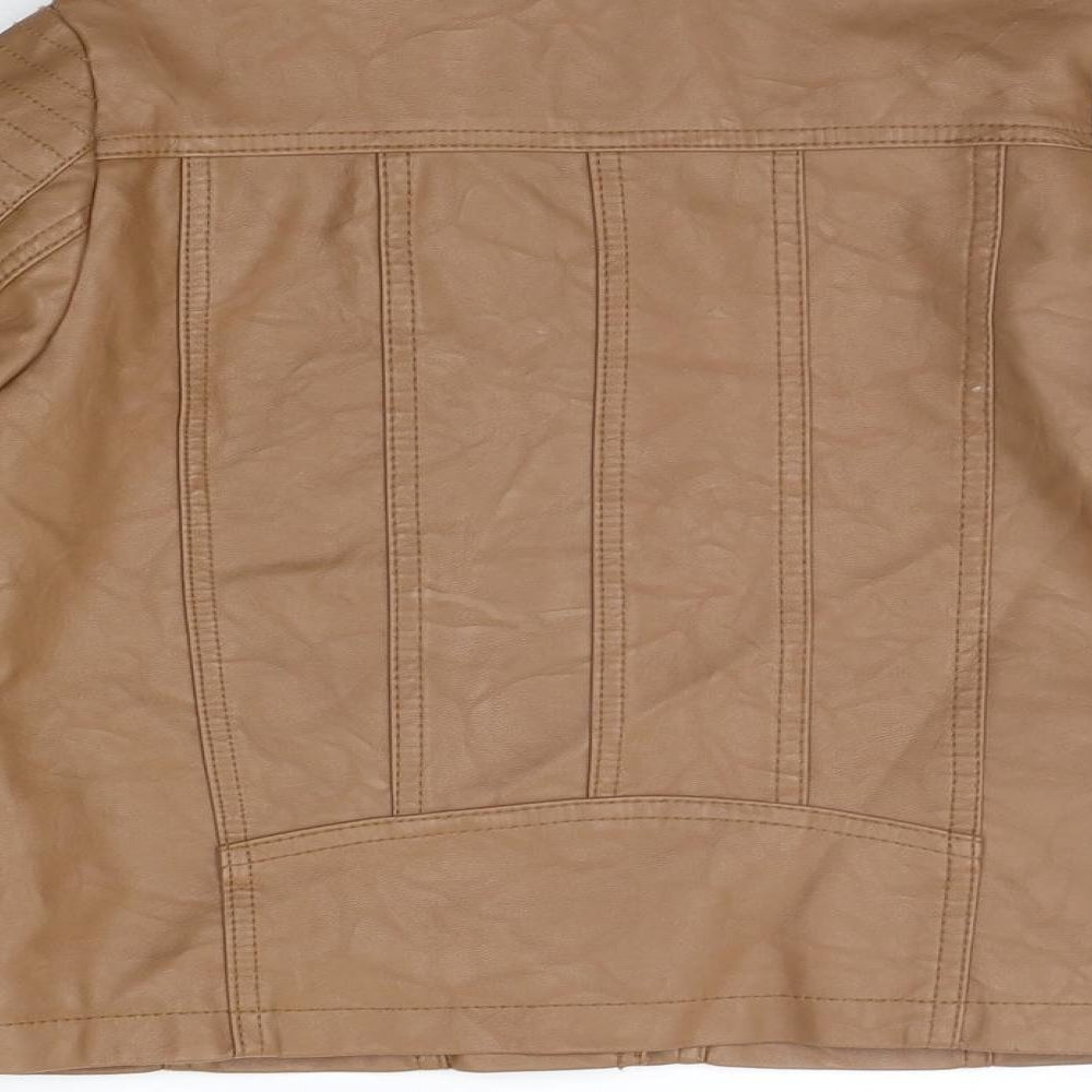River Isand Girls Brown   Jacket Coat Size 8 Years