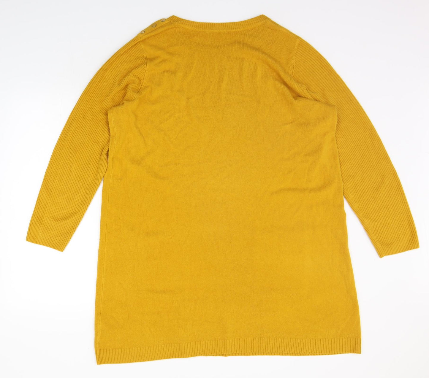 TU Womens Yellow   Jumper Dress  Size 22