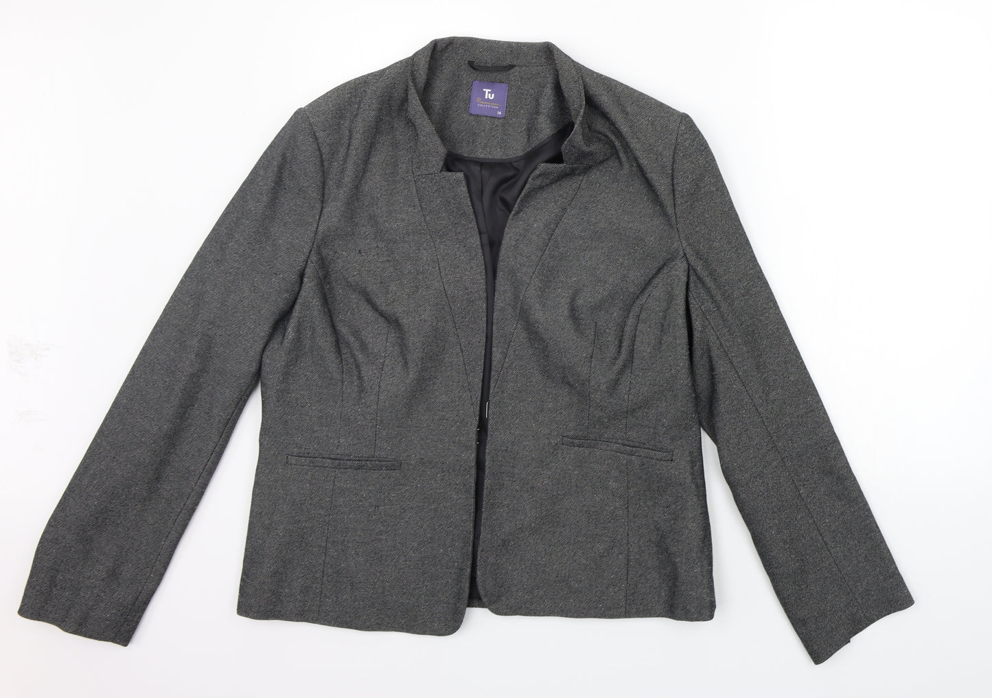 TU Womens Grey   Jacket Suit Jacket Size 16