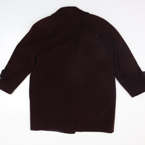DAVID BARRY Womens Purple   Jacket Coat Size 12