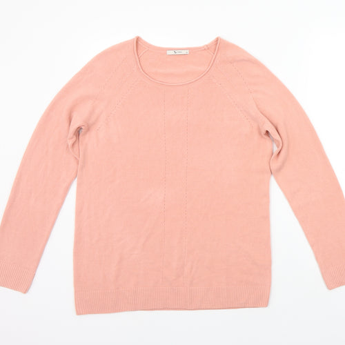 TU Womens Beige   Pullover Jumper Size 12