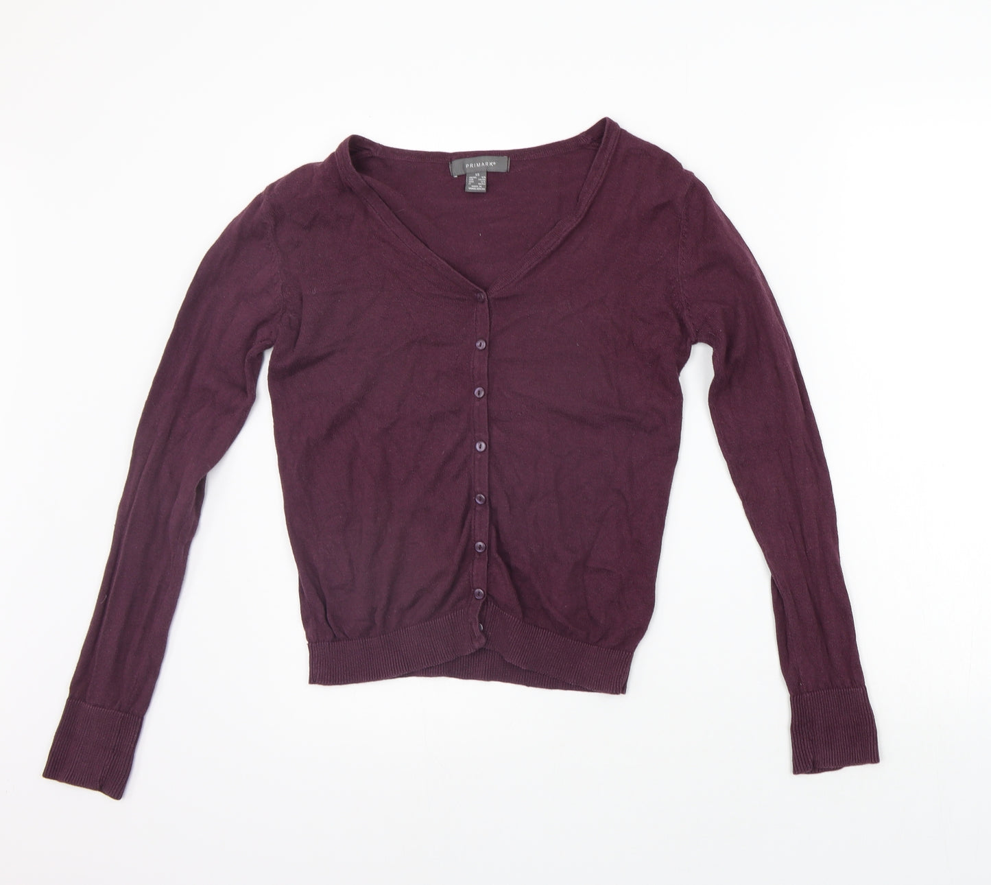 Primark Womens Purple   Cardigan Jumper Size XS