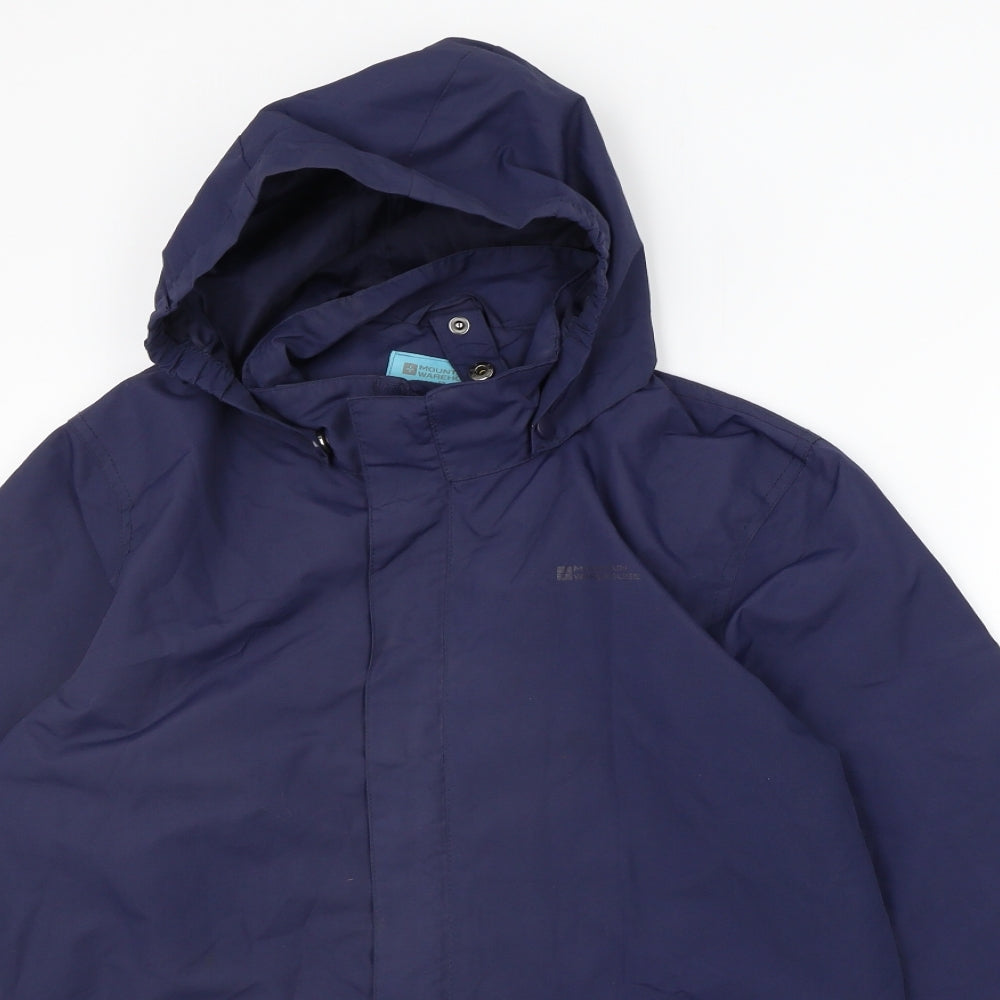 moutain warehouse Girls Blue   Jacket Coat Size 13 Years  - washable mark