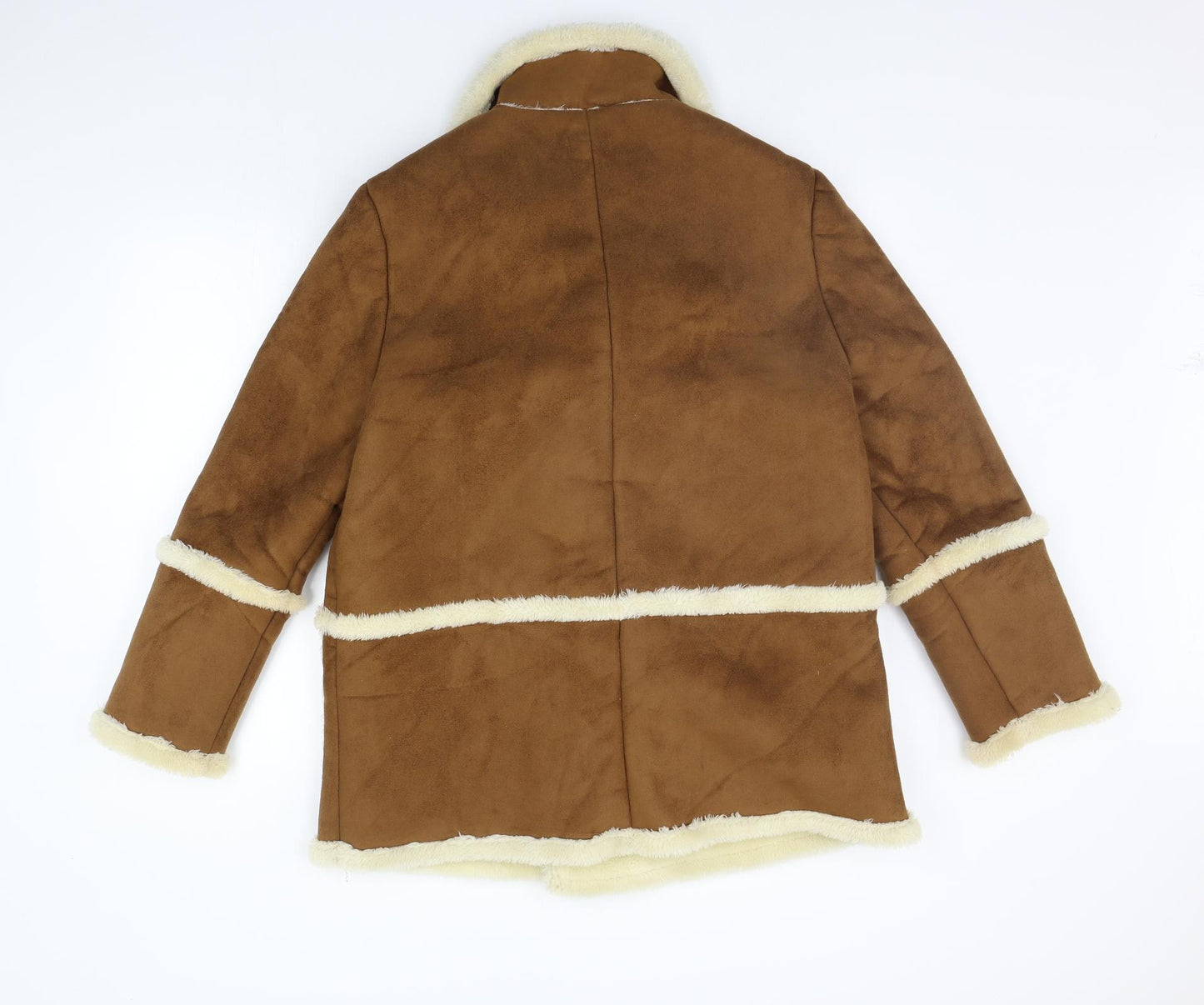 Topshop Womens Brown   Jacket Coat Size 16