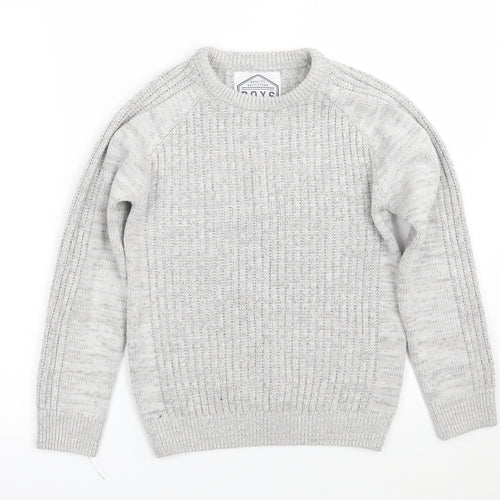 Matalan Boys Grey   Pullover Jumper Size 9 Years