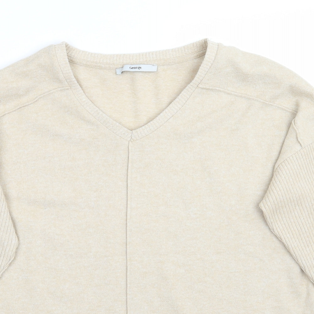 George Womens Beige   Pullover Jumper Size L