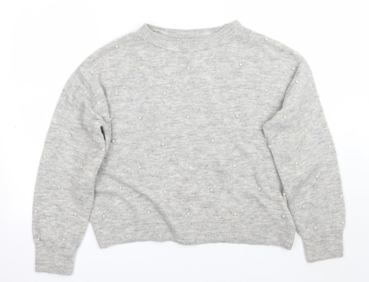 H&M Womens Grey Pullover Jumper Size S