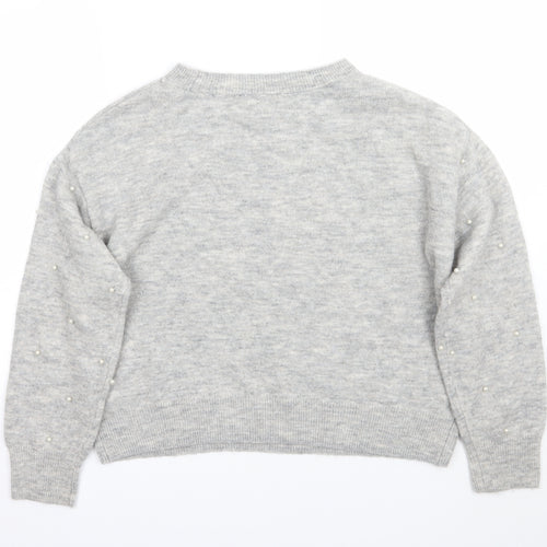 H&M Womens Grey   Pullover Jumper Size S
