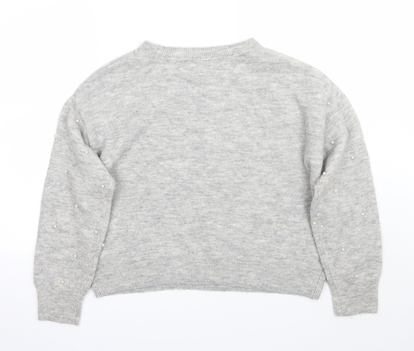 H&M Womens Grey   Pullover Jumper Size S