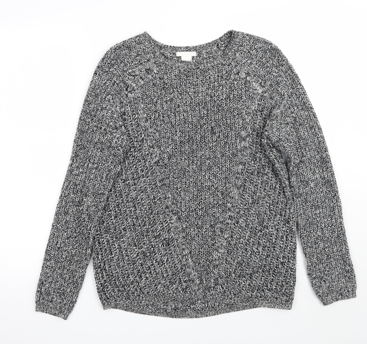 H&M Womens Grey   Pullover Jumper Size S