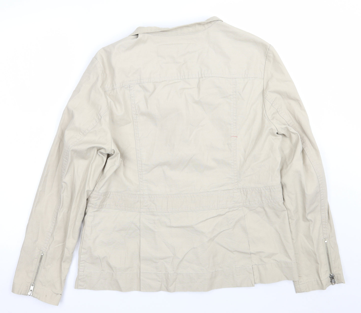 RJR.John Rocha Womens Beige   Jacket Coat Size 16