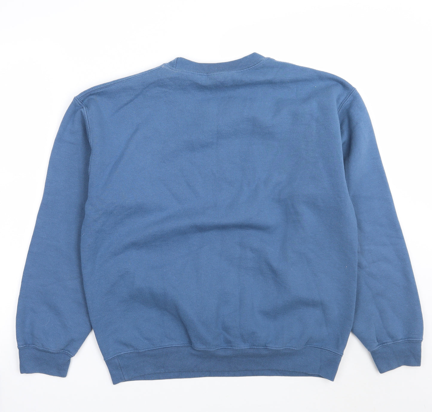 Gildan Mens Blue   Pullover Jumper Size M