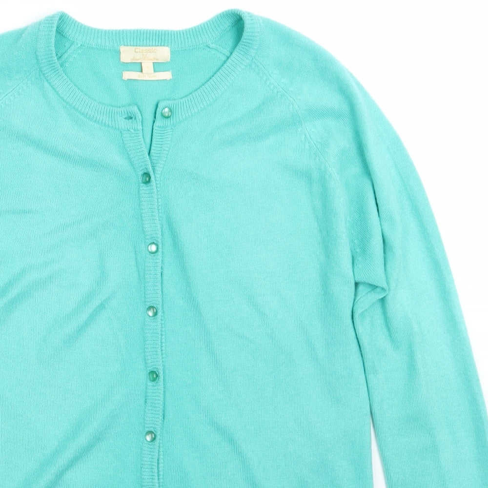 sarah hamilton Womens Green   Cardigan Jumper Size S