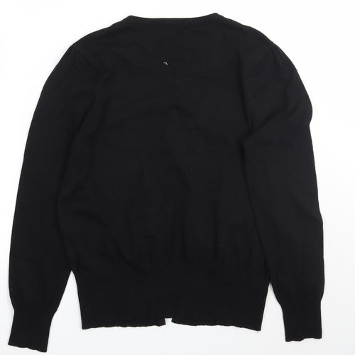 Marks and Spencer Womens Black   Cardigan Jumper Size 18