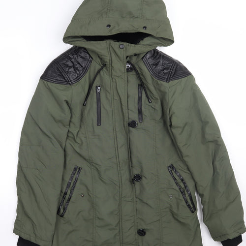 FOREVER 21 Womens Green   Jacket Coat Size L
