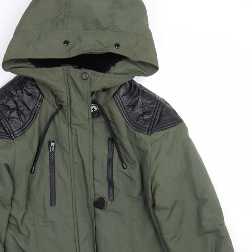 FOREVER 21 Womens Green   Jacket Coat Size L