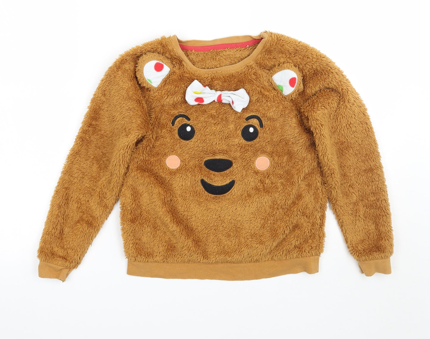 George Girls Brown   Pullover Jumper Size 8-9 Years