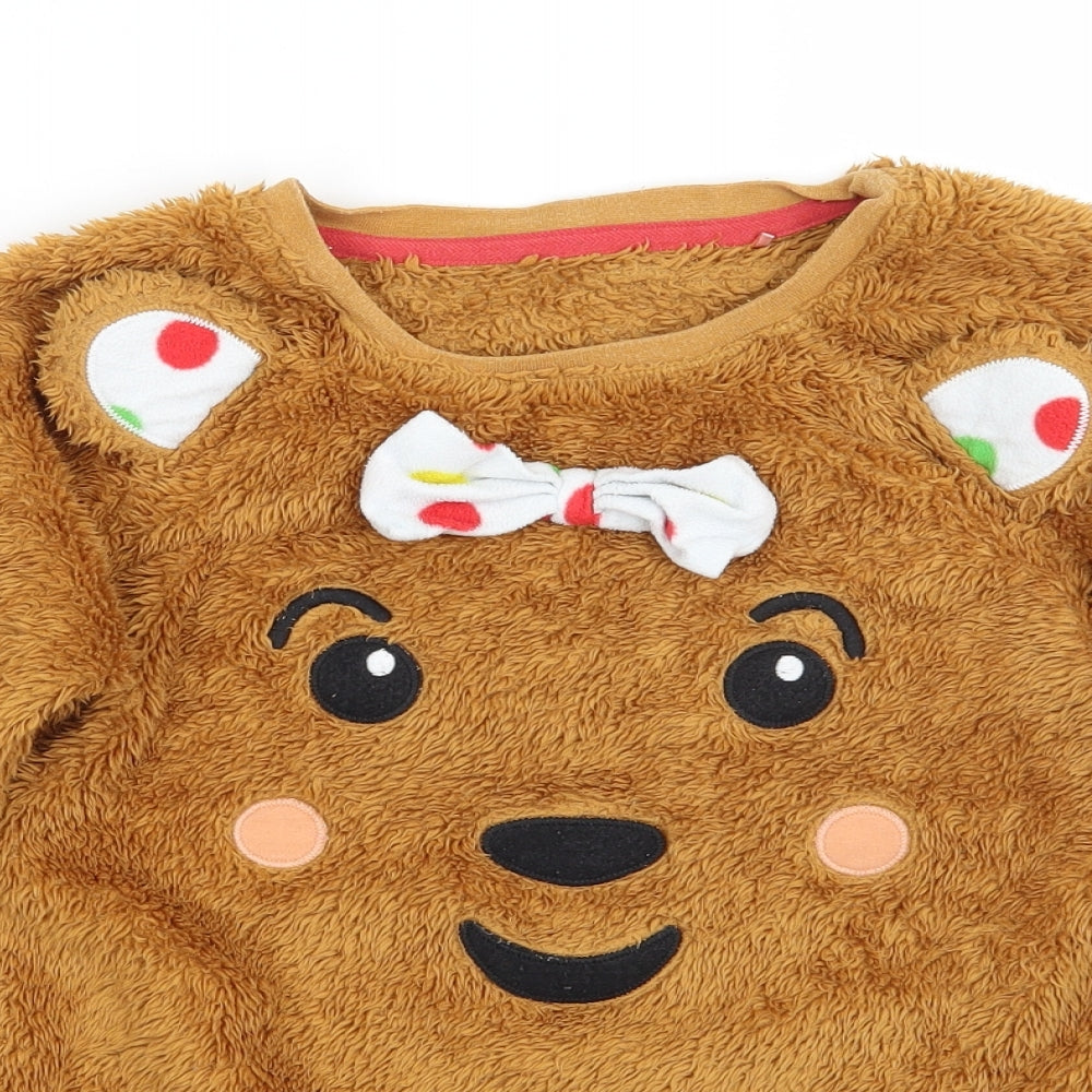 George Girls Brown   Pullover Jumper Size 8-9 Years