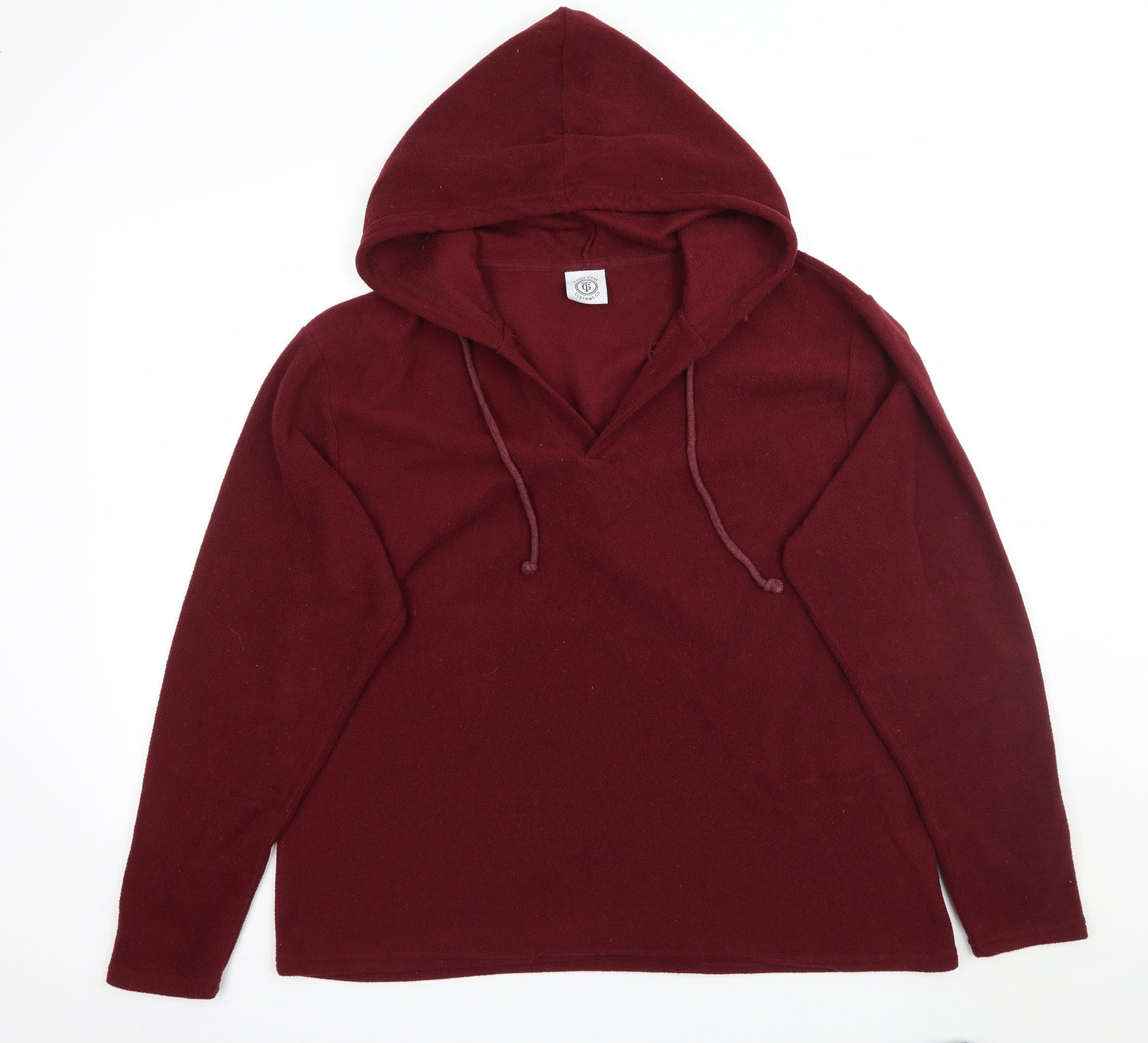 finest made clothing  Mens Red   Pullover Hoodie Size L