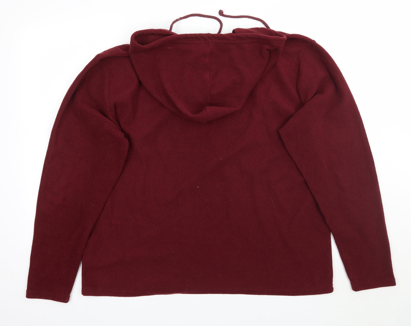 finest made clothing  Mens Red   Pullover Hoodie Size L