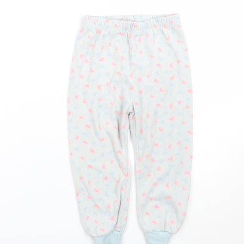 Pimark Girls Blue Geometric   Pyjama Pants Size 2-3 Years
