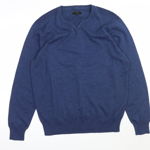 Jasper Conran Mens Blue   Pullover Jumper Size L