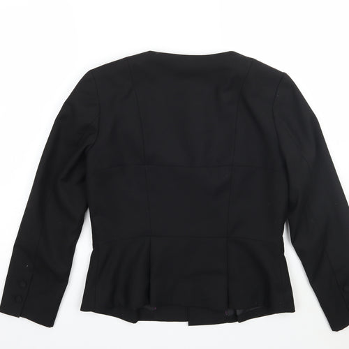 H&M Womens Black   Jacket Coat Size 8