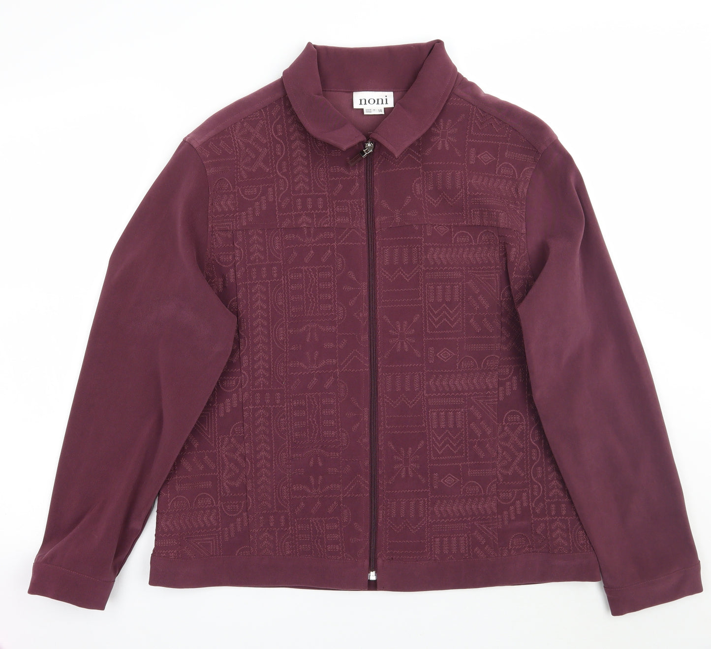 Noni Womens Purple   Jacket Coat Size 14