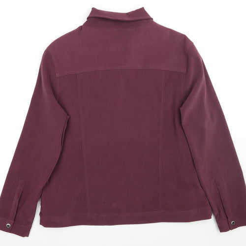 Noni Womens Purple   Jacket Coat Size 14