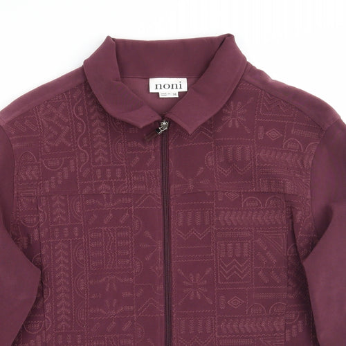 Noni Womens Purple   Jacket Coat Size 14