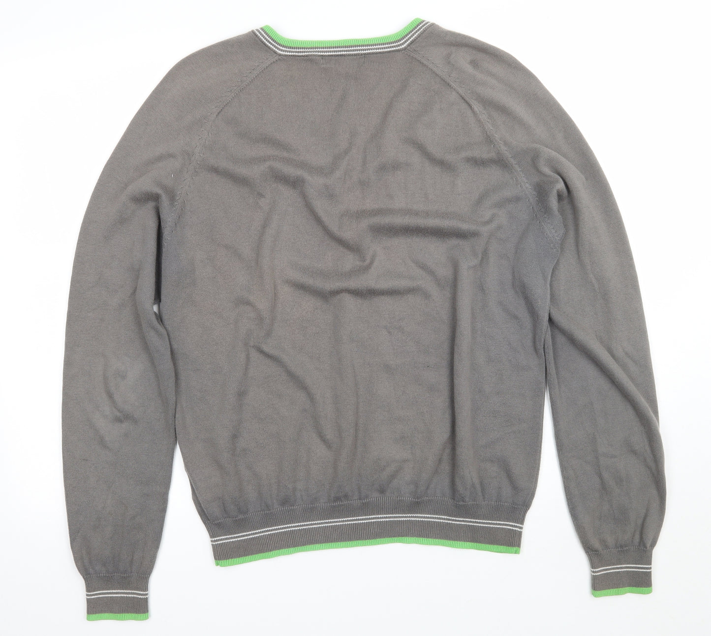 Lyle & Scott Mens Grey   Pullover Jumper Size L