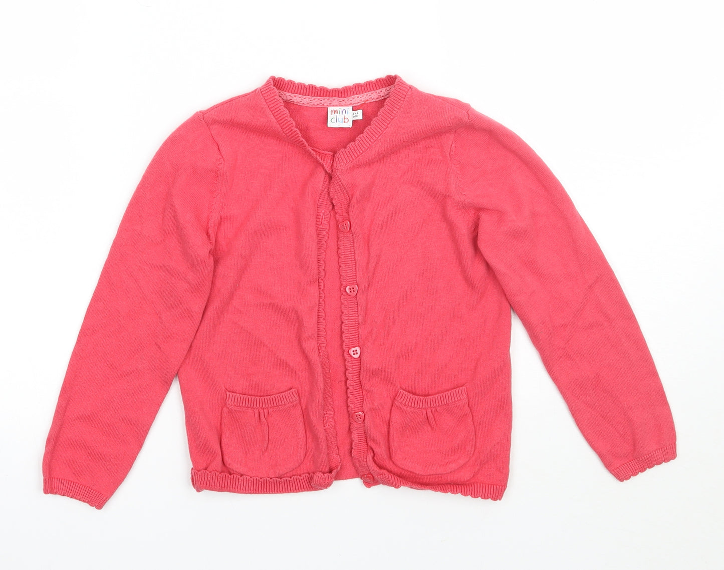 Mini Club Girls Purple   Cardigan Jumper Size 5-6 Years